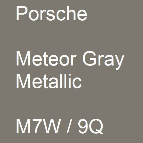 Porsche, Meteor Gray Metallic, M7W / 9Q.